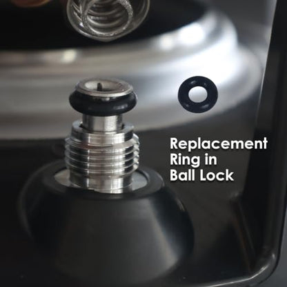 5 Gallon Corny Keg, Stainless Steel Ball Lock Keg (s4)