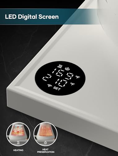 INTASTING Electric Kettle, Gooseneck Electric Kettle, ±1℉ Precise Temperature Control, Stainless Steel Interior, Quick Heating for Pour Over Coffee, Tea & Boiling Water, 0.9L (Cream) - color: Cream