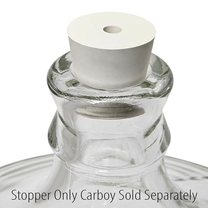 1 X Drilled Rubber Stopper #7 (Set of 3)