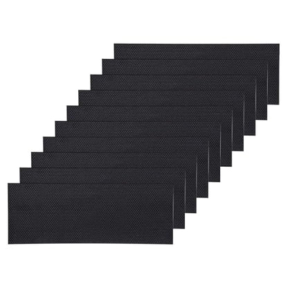 POLLIBEE Beehive Foundation, 5-5/8-Inch Medium Black Foundation, 10 Pcs Bee Hive Beeswax Coated Foundation Sheet,Bee Waxed Foundation Sheets for Bee Frame - color: Super-Black