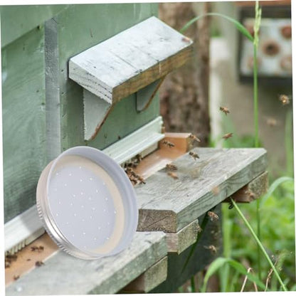 VICASKY 6Pcs Beekeeping Water Feeder Durable Bee Drinking Device for Beehive Entrance Easy to Install Feeder for Bees Farms and Apiaries Watering Station for Beekeeping