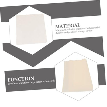 1.2m Tofu Straining Cheesecloth Reusable Nylon Filter Cloth for Draining Tofu Milk Yogurt and Juice Mesh Cooking Canning and Cheese Making