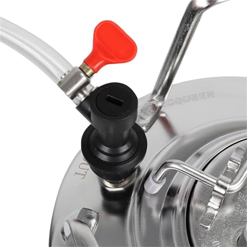 2.5 Gallon 10L Cornelius Style Stainless Steel Beer Keg with Faucet Tubing Kit and Dual Gauge CO2 Regulator