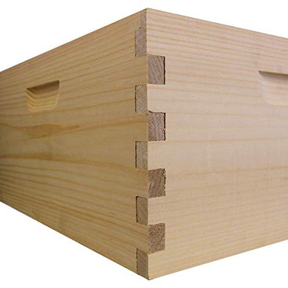 Amish Made in USA Complete Langstroth Beehive - The Starter Kit (Full Hive with 1 Deep & Accessories)