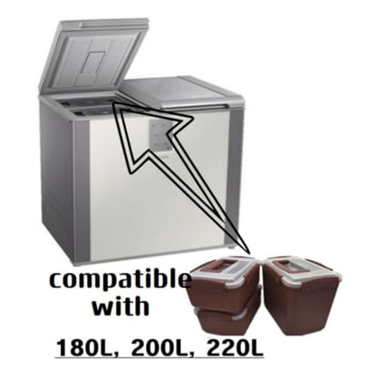 3.2L-4, Airtight Kimchi Container with Handle, Multi-Purpose Food Storage Box,Translucent lid container,Kimchi Fermentation container, fruit-pickle container Compatible with All Refrigerator