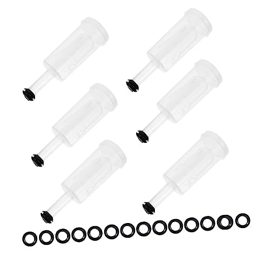 DECHOUS 3-Piece One-Way Brewing Stopper Set Silicone Air Locks for Fermentation Sturdy Brewing Stoppers Lids for Home Supplies