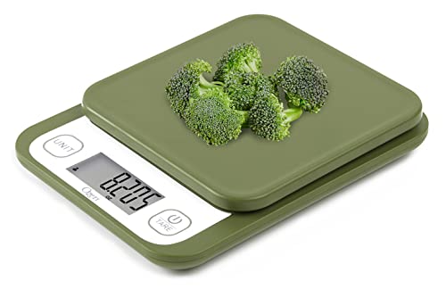 Ozeri Garden and Kitchen Scale II, with 0.1 g (0.005 oz) 420® Variable Graduation Technology® - color: Calla Green