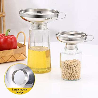 Canning Funnel for Kitchen Use, Wide Mouth Funnel for Mason Jars, Large Canning Funnels for Filling Bottles