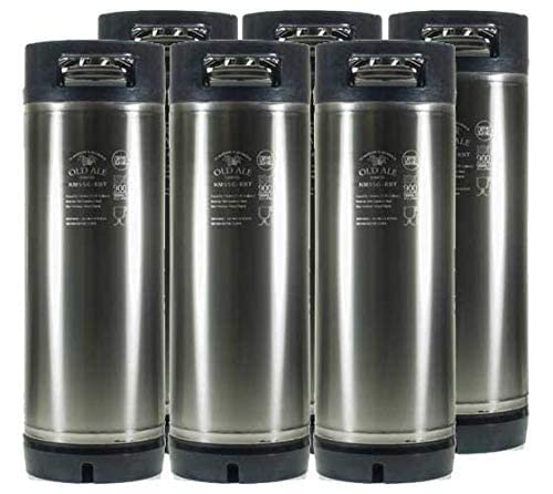 5 Gallon Home Brew Keg - New Ball Lock - Stainless Steel Product Tank (6 Pack) - size: 6 Pack