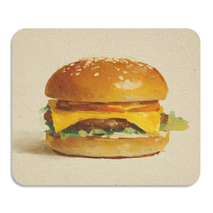Burger Cheese Lettuce Beige Dish Drying Mat for Kitchen Counter Highly Absorbent Coffee Bar Mat Heat Resistant Dish Rack Pad for Sink Utensils Draining Racks 15.7" x 11.8" - size: 15.7x11.8inch