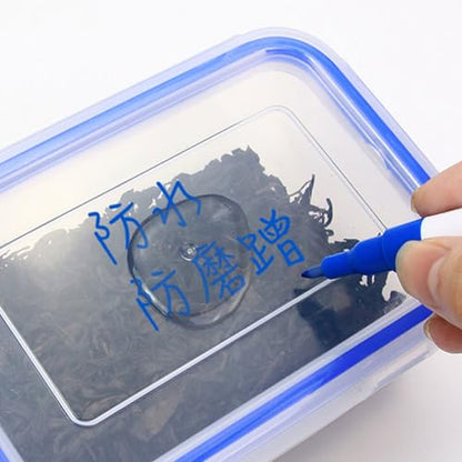 Individulized Freezer Marker Pen with Smudges Inks Ergonomic Designs for Easy Identification of Food and Samples Low Temperature Marker Pen - color: Black