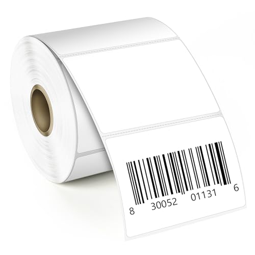 L LIKED 3" x 2" Thermal Labels, Blank Removable Labels with No Residue, Water and Oil Resistant, Use for Both Home and Office (1 Roll, 700 Labels) - size: 3x2-700