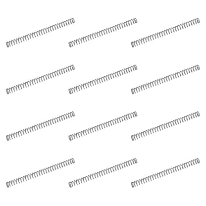 uxcell 50Pcs 304 Stainless Steel Compression Springs, 0.5mm x 4mm x 40mm Small & Tiny Pen Spring for Home Repair & DIY, Workshop & Industrial Use, (Silver Tone) - size: 4mmx40mm