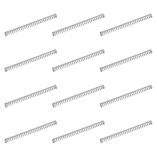 uxcell 50Pcs 304 Stainless Steel Compression Springs, 0.5mm x 4mm x 40mm Small & Tiny Pen Spring for Home Repair & DIY, Workshop & Industrial Use, (Silver Tone) - size: 4mmx40mm