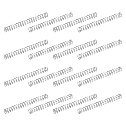 uxcell 50Pcs 304 Stainless Steel Compression Springs, 0.3mm x 3mm x 30mm Small & Tiny Pen Spring for Home Repair & DIY, Workshop & Industrial Use, (Silver Tone) - size: 3mmx30mm