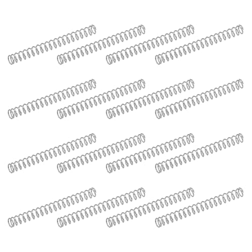 uxcell 50Pcs 304 Stainless Steel Compression Springs, 0.3mm x 3mm x 30mm Small & Tiny Pen Spring for Home Repair & DIY, Workshop & Industrial Use, (Silver Tone) - size: 3mmx30mm