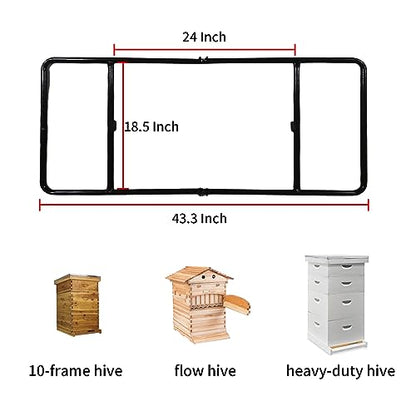 Hive Carrier for 10 Frame / 8 Frame Bee Hive Boxs Hive Tool Beekeeping Hive Mover Suitable for Deep/Medium/Shallow Super Box as Honey Bee Hive Starter Kit