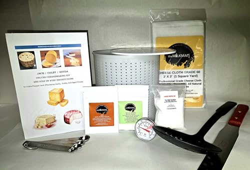 theMilkman® Deluxe Pepperjack/Colby/Gouda Cheese Making Kit