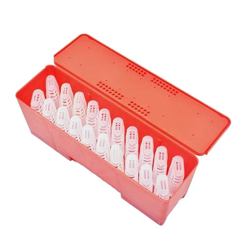 Queen Bee Cage 1 Set Queen Bee Transport Box Beekeeping Supplies Bees Shipping Box with Queen Cages Rearing Equipment Queen Cell Plastic Incubator for Beekeeping Supplies