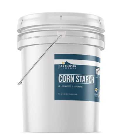 Earthborn Elements Citric Acid and Corn Starch Bundle, 5 Gallon Buckets, Food Safe, Food Additive