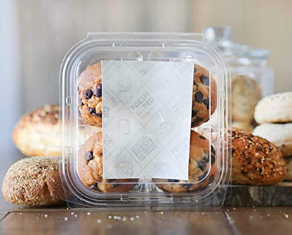 FRESHPAPER Keep Baked Goods Fresh, 8 Reusable Food Saver Sheets for Bread, Bagels, Muffins, Cookie Storage, Healthy Meal Prep, BPA Free, 1 (8 Sheet) Packs, Made in The USA