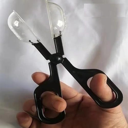 2Pcs Plastic Scissor Design Queen Bee Cage Catcher Clips Transparent Queen Bee Marking Catcher Clips Bee Cage Marker Beekeeping Tools for Beekeepers