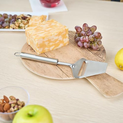 Restaurantware Stainless Steel Handheld Cheese Slicer - German Standard Cheese Cutter with Sharp Blades, Dishwasher Safe - Heavy Duty Plane Cutter for Butter, Parmesan, Cheddar
