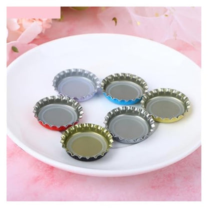 100Pcs Caps Homebrew Beer Caps Craft Beer Bottling Caps Oxygen Absorbing Seal Caps for DIY Home Brewing Beer Tool(Black) - color: Black