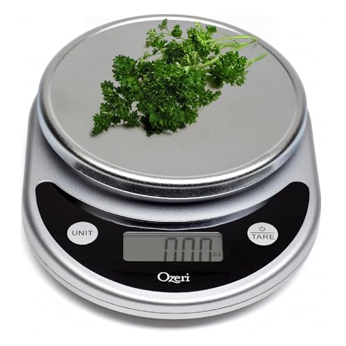 Ozeri® Pronto® Kitchen and Food Scale with Variable Graduation Technology® | Recognized by experts -- Winner of awards from the Food Network, The New York Times’ Wirecutter, CNN Underscored, and others. - color: Original