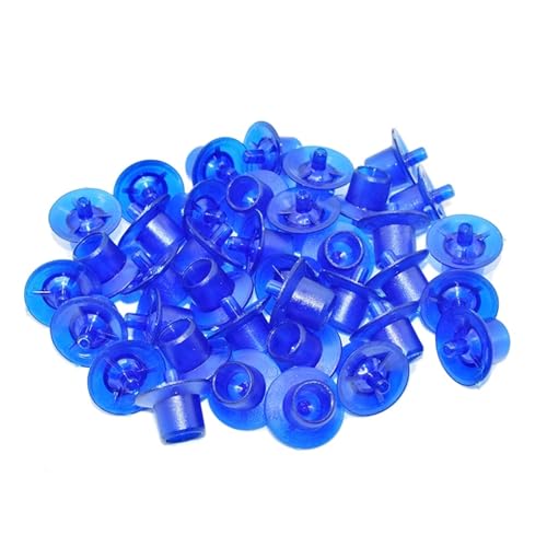 300PCS King Table Protection Cup Queen Bee Breeding Base Mount Pin Cell Cups Queen Rearing Cell Cups Beekeeping Tools(Blue) - color: Blue