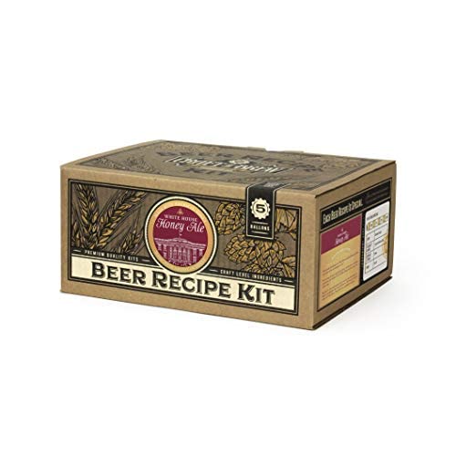 Craft a Brew - Beer Recipe Kit - White House Honey Ale - Home Brewing Ingredient Refill - Beer Making Supplies - Includes Hops, Yeast, Malts, Extracts - 5 Gallons - color: White House Honey Ale
