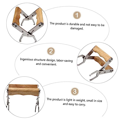 1pc Stainless Steel Beehive Frame Grip Tool Honeycomb Spleen Lifter Clip for Handling and Hive Maintenance Essential Beekeeper Equipment