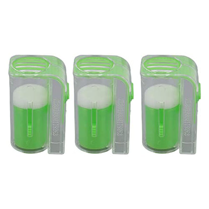 3 pcs Bee Queen Marking Marker Bottle Handed Queen bee Catcher Clip Holder Queen bee catching Marking Cage for Beekeepers(Green) - color: Green