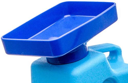 Sagan Life AquaFunnel BPA Free Funnel Makes AquaBrick Food Storage and Emergency Water Storage Stackable Containers Easy to Fill, Dimensions: 9" L x 6.5" W x 3.25" H (Also Works w/WaterBrick Systems)