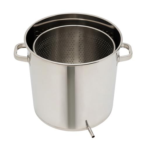 Fruit Wine Press, Manual Stainless Steel Cider Press with Hydraulic for Cider, Grape Wine Making Supplies (36L) - style: 36L