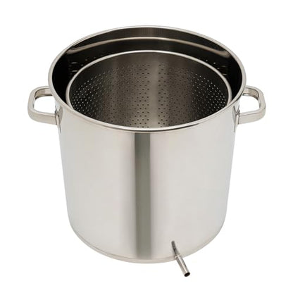 Fruit Wine Press, Manual Stainless Steel Cider Press with Hydraulic for Cider, Grape Wine Making Supplies (36L) - style: 36L