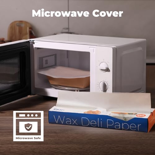 Fit Meal Prep [500 Pack] 15 x 10.75" Wax Paper Sheets for Food, Interfolded Precut Deli Pop Up Grease-Proof Sandwich Paper Wraps, Waterproof for Lunch, Food Basket, Microwave Cover, BBQ - size: 15 x 10.75"