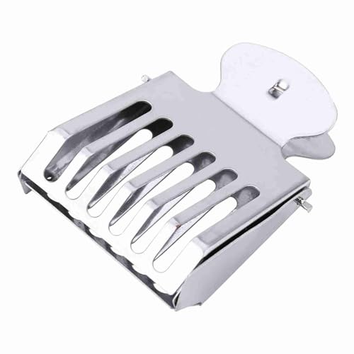 TOPINCN Beekeeping Clips Queen Bee Cage Catcher Stainless Steel Bee Clips Queen Catcher Tool Beekeeper Tool Equipment Beekeeping Supplies (1pc)