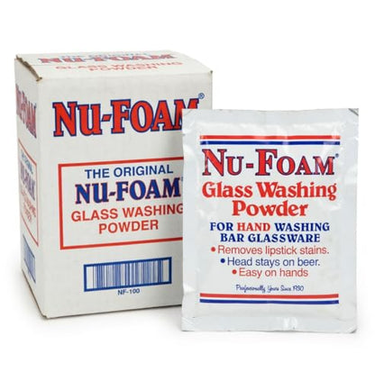 Nu-Foam Glass Washing Powder (100 Packets) - style: 100 Packets