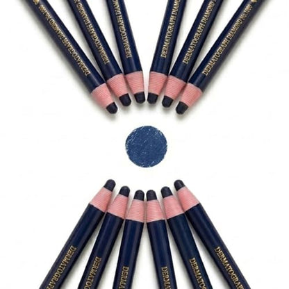 12-Pack China Markers Grease Pencils - Professional Peel-Off Wax Pencils for Marking on Glass, Metal, Wood, and Plastic (Blue 12) - color: Blue 12