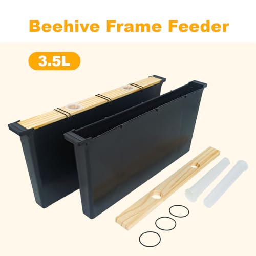 4 Pack 3.5L Bee Feeder, Bee Hive Feeder, Beehive Frame Feeder, Deep Frame Water Feeder for Beekeeping Feeding Equipment Bee Tools Beehive Supplies - size: 4PCS 3.5L