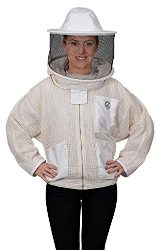 Humble Bee 320 Ultravent Beekeeping Jacket with Round Veil - size: Medium