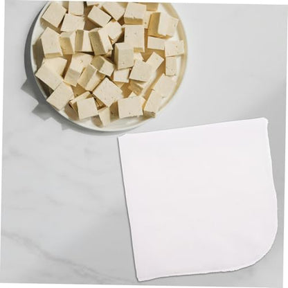 6pcs Unbleached Cotton Cheesecloth Hemmed Filter Fabric for Cheese Making Baking Juicing Yogurt Oil Straining and Crafting and Versatile