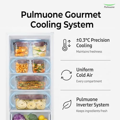 Pulmuone Kimchi Refrigerator for Kimchi Storage, Fermentation, Freezer, Fridge, & Alcohol