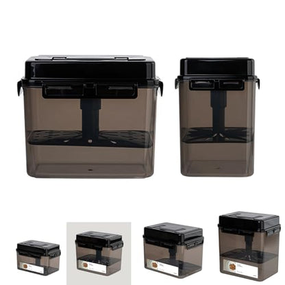 SMART Automatic Press Plate Food Storage Container for Kimchi Sauerkraut Pickle Fermentaion/Airtight Lid Food Storage Container for Preserved Food Bulk Fermentation (5L / 1.3 gal) - size: 5 L