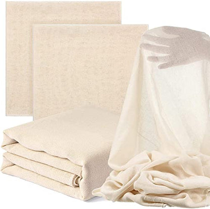 Grade 100 Cheese Cloth for Straining & Cooking; 78x44 Inch; 100% Unbleached Cotton Cheesecloth 24 Sq.Ft; Reusable, Butter Muslin Fabric, Ultra Fine Cooking - Nut Milk Strainer & Filter (2 Yard)