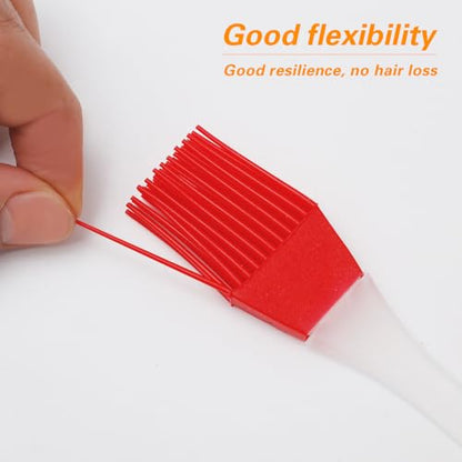 Food Silicone Barbecue Brushes Oil Temperature Resistant Household Kitchen Baking Pastry Oil Brush,summer BBQ,2.5 * 15cm (5pcs,Random color) - color: 5pcs,Random color