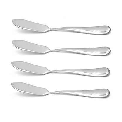 Stainless Steel Butter Knife, Set of 4, Butter Spreader, Breakfast Spreads,Cheese and Condiments - color: 4pcs