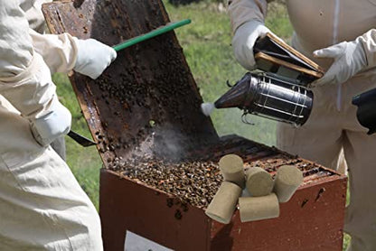 Bee Smoker Pellets Beekeeping Fuel - 108 Packs, Bee Hive Smoker Pellets, Beekeeping Tools, Beekeeping Supplies, Full Combustion, Soft Smoke, Pleasant Smell, Suitable for Outdoor Beekeeping
