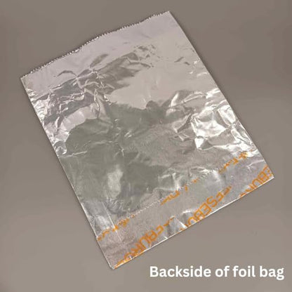 Large Foil Cheeseburger Sandwich Bags - Grease Resistant, Keeps them Hot - Words in Yellow say - "Cheeseburger", 25 Count - color: YELLOW - Cheeseburger